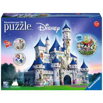 Netto Marken-Discount Ravensburger Puzzle 3D Puzzle Disney Schloss Angebot