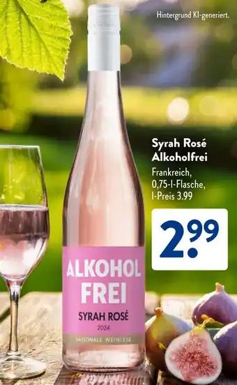 Aldi Süd Syrah Rosé Alkoholfrei Angebot