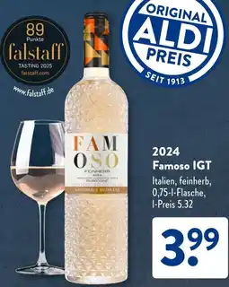 Aldi Süd 2024 Famoso IGT Angebot
