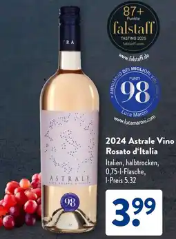 Aldi Süd 2024 Astrale Vino Rosato d'Italia Angebot