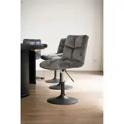 Netto Marken-Discount HOME DELUXE Pokerstuhl drehbar 2er Set ACE - versch. Sets - Samt Hellgrau Angebot