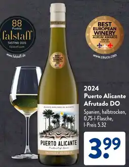 Aldi Süd 2024 Puerto Alicante Afrutado DO Angebot