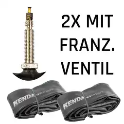 Netto Marken-Discount Kenda Fahrradschlauch universal Fahrrad 2 Schläuche 27,5 x 2,80 - 3,20 FV 48 mm Angebot