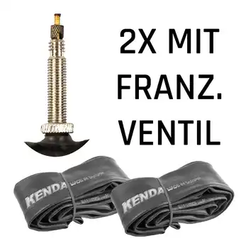 Netto Marken-Discount Kenda Fahrradschlauch universal Fahrrad 2 Schläuche 27,5 x 2,80 - 3,20 FV 48 mm Angebot