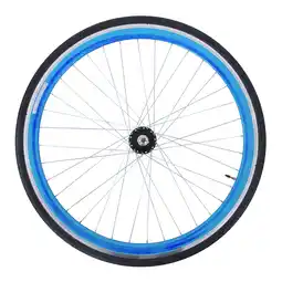 Netto Marken-Discount Galano Blade 700c Hinterrad Fixie Komplettrad mit FlipFlop Nabe und Reifen Fixie blau Angebot
