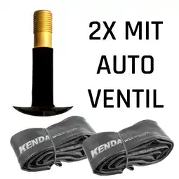 Netto Marken-Discount Kenda Fahrradschlauch universal Fahrrad 2 Schläuche 26 x 4,50 - 4,80 AV 35 mm Angebot