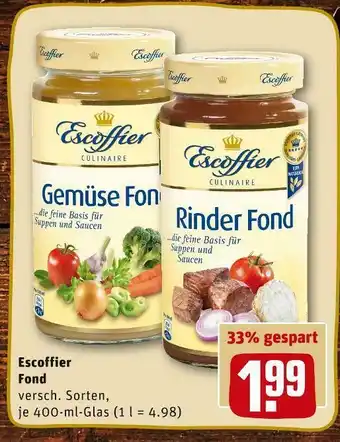 REWE Escoffier fond Angebot