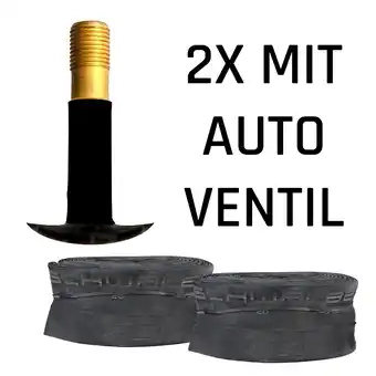 Netto Marken-Discount Schwalbe Fahrradschlauch universal Fahrradschläuche Fahrrad 2 Schläuche 26 x 1,25 - 1,75 AV 40 mm Angebot