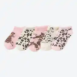 NKD Kinder-Sneaker-Socken mit 3D-Effekt, 5er-Pack Angebot