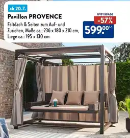 Aldi Süd HOME DELUXE Pavillon PROVENCE Angebot
