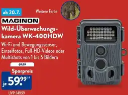 Aldi Süd MAGINON Wild-Überwachungskamera WK-400HDW Angebot