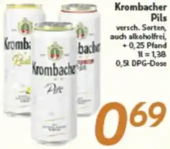 inkoop Krombacher Pils Angebot