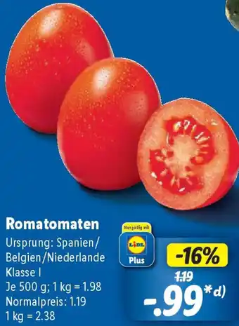 Lidl Romatomaten Angebot