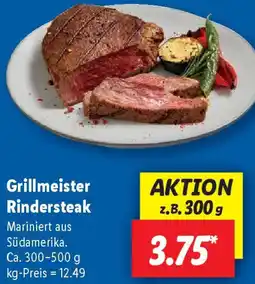Lidl Grillmeister Rindersteak Angebot