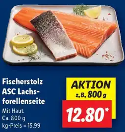 Lidl Fischerstolz ASC Lachsforellenseite Angebot