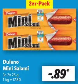 Lidl Dulano Mini Salami Angebot