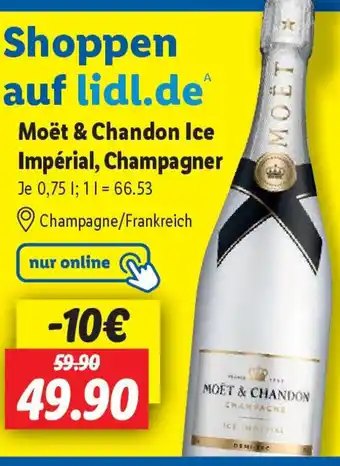 Lidl Moët & Chandon Ice Impérial, Champagner Angebot