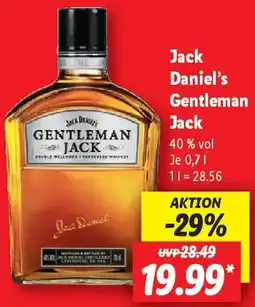 Lidl Jack Daniel's Gentleman Jack Angebot