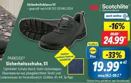 Lidl PARKSIDE Sicherheitsschuhe, S1 Angebot