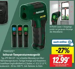 Lidl PARKSIDE Infrarot-Temperaturmessgerät Angebot