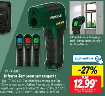 Lidl PARKSIDE Infrarot-Temperaturmessgerät Angebot