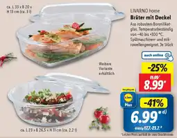 Lidl LIVARNO home Bräter mit Deckel Angebot