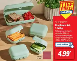 Lidl SILVERCREST Brotdosen-Set, 5-teilig Angebot