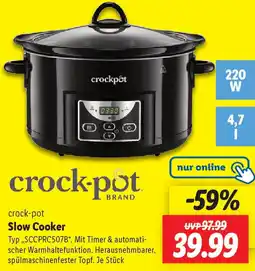 Lidl crock-pot Slow Cooker Angebot