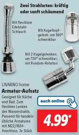 Lidl LIVARNO home Armatur-Aufsatz Angebot