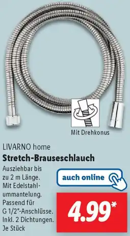 Lidl LIVARNO home Stretch-Brauseschlauch Angebot
