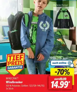 Lidl MINECRAFT Windbreaker Angebot