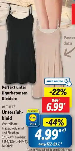 Lidl esmara Unterziehkleid Angebot