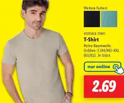 Lidl esmara men T-Shirt Angebot