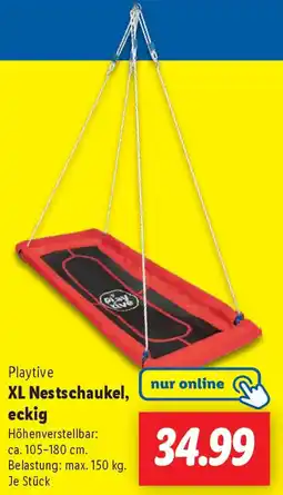 Lidl Playtive XL Nestschaukel, eckig Angebot
