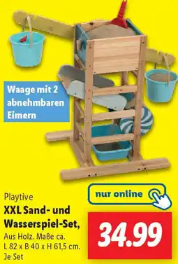 Lidl Playtive XXL Sand- und Wasserspiel-Set Angebot