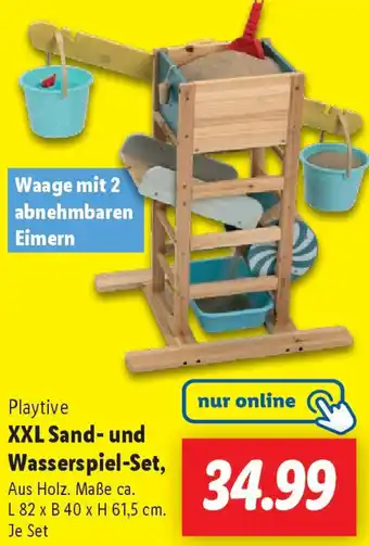 Lidl Playtive XXL Sand- und Wasserspiel-Set Angebot