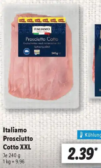 Lidl Italiamo Prosciutto Cotto XXL Angebot