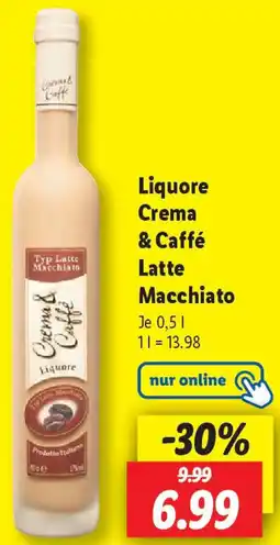 Lidl Liquore Crema & Caffé Latte Macchiato Angebot