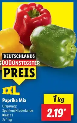 Lidl Paprika Mix Angebot