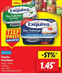 Lidl Exquisa Frischkäse Angebot