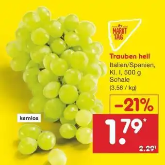 Netto Marken-Discount Trauben hell Angebot