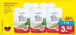 Netto Marken-Discount Südzucker Feiner Rübenzucker Angebot
