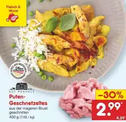 Netto Marken-Discount Puten-Geschnetzeltes Angebot
