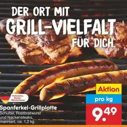 Netto Marken-Discount Spanferkel-Grillplatte Angebot