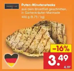 Netto Marken-Discount Puten-Minutensteaks Angebot