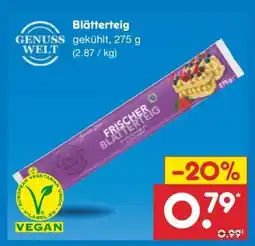 Netto Marken-Discount Blätterteig Angebot