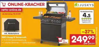 Netto Marken-Discount BBQ Gasgrill Savannah Angebot