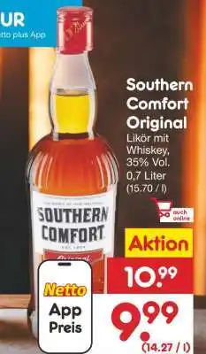 Netto Marken-Discount SOUTHERN COMFORT Original Angebot