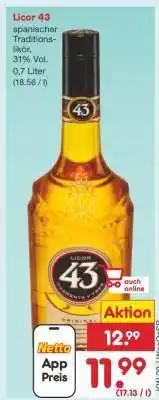 Netto Marken-Discount Licor 43 Angebot