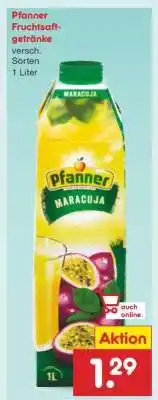 Netto Marken-Discount Pfanner Fruchtsaftgetränke Angebot